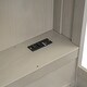 preview thumbnail 5 of 12, Twin Storage Bookcases Platform Bed wUSB Charging Station, LIGHT GREY