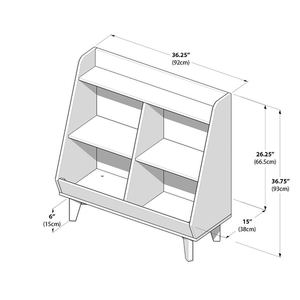 Max & Lily Frankie Solid Wood Kids Bookcase - On Sale - Bed Bath