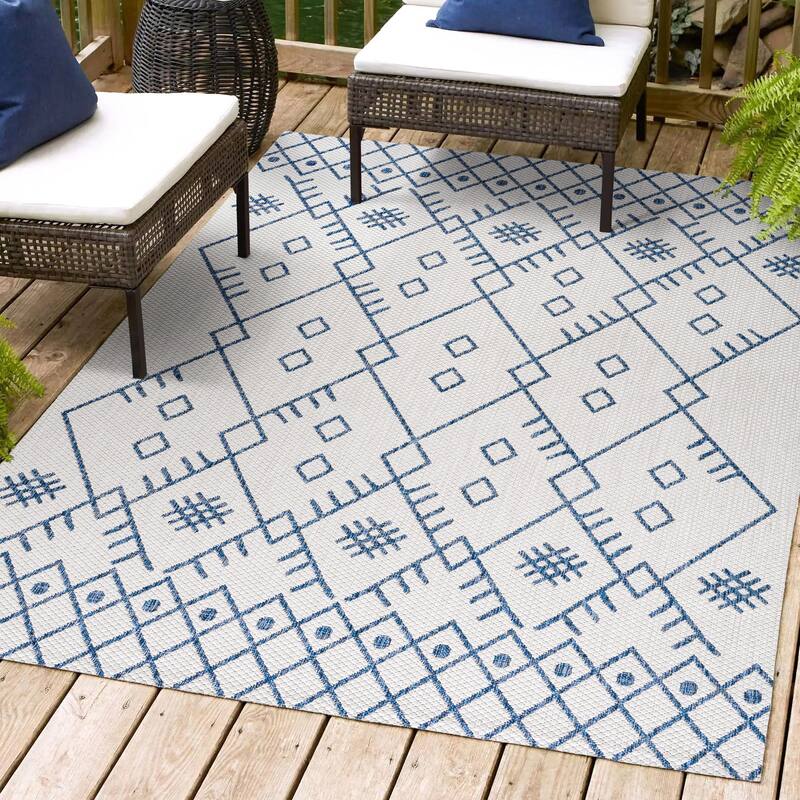 JONATHAN Y Zolak Moroccan Indoor/Outdoor Area Rug