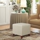 preview thumbnail 39 of 53, Adeco Simple British Style Passionate Cube Ottoman Footstool