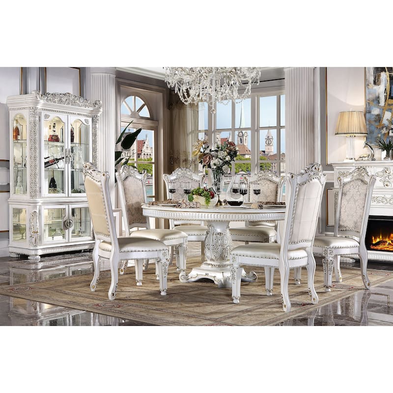 Casada Antique Pearl Round Dining Table