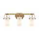 Option Brushed Brass / Matte White