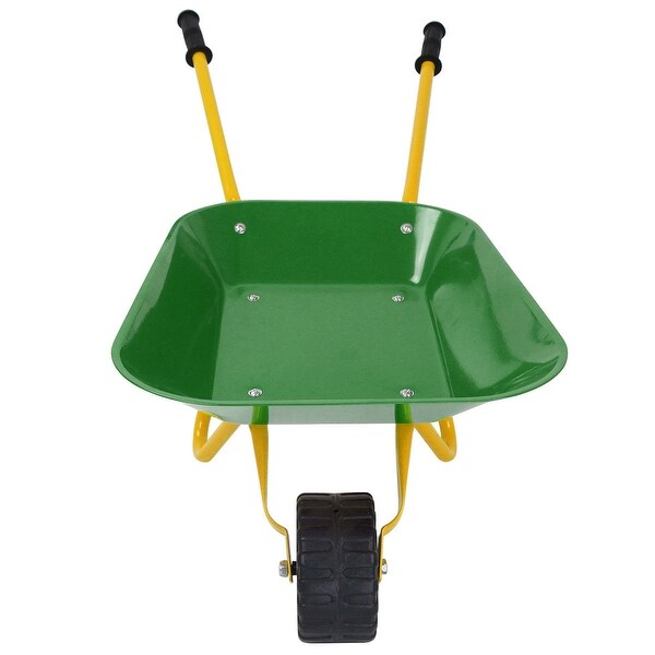 child size metal wheelbarrow