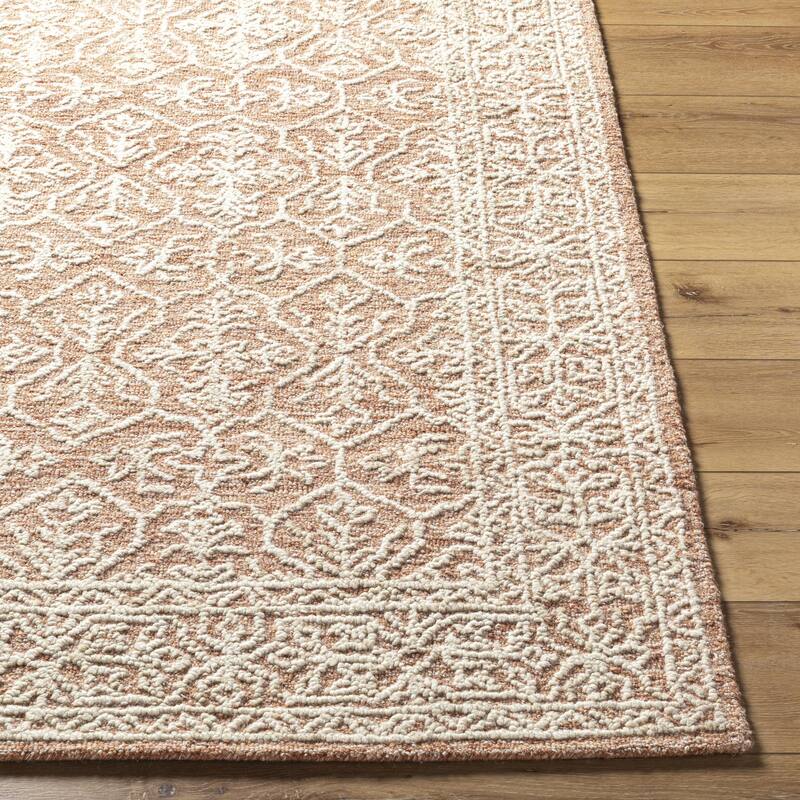Livabliss Sicily Casual Solid Color Wool Area Rug