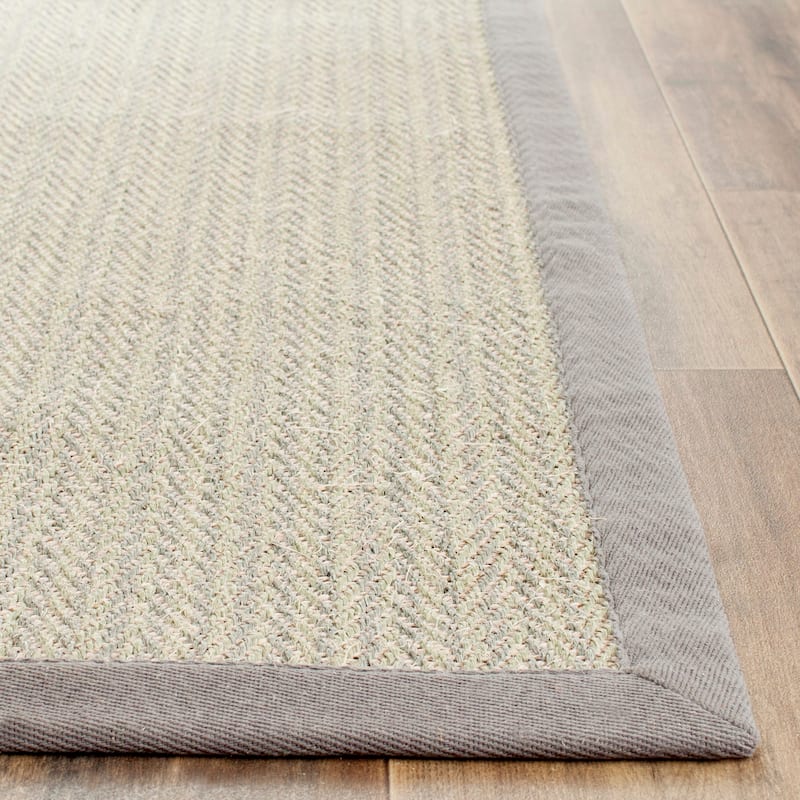 SAFAVIEH Handmade Natural Fiber Hildeburg Border Sisal Rug