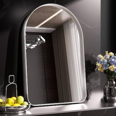 TETOTE Modern Arch Bathroom Wall Mounted Vanity Mirrors