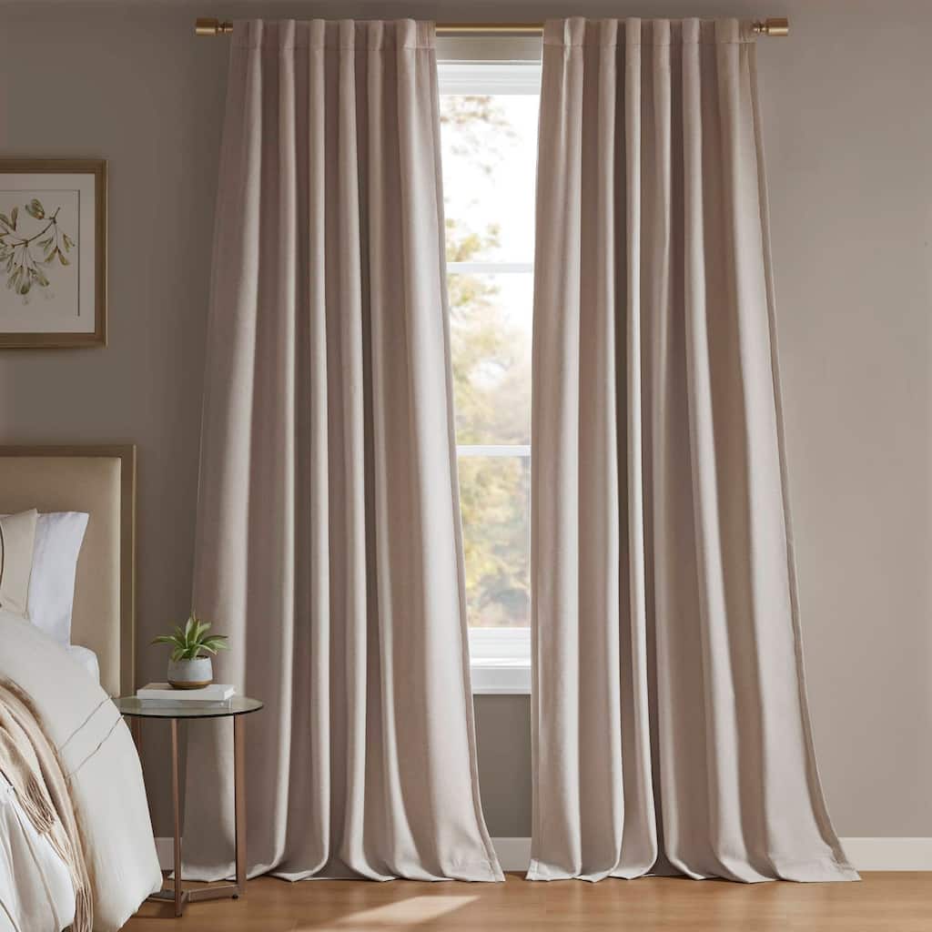 Madison Park Karien Sound blocking/Total blackout curtain panel pair
