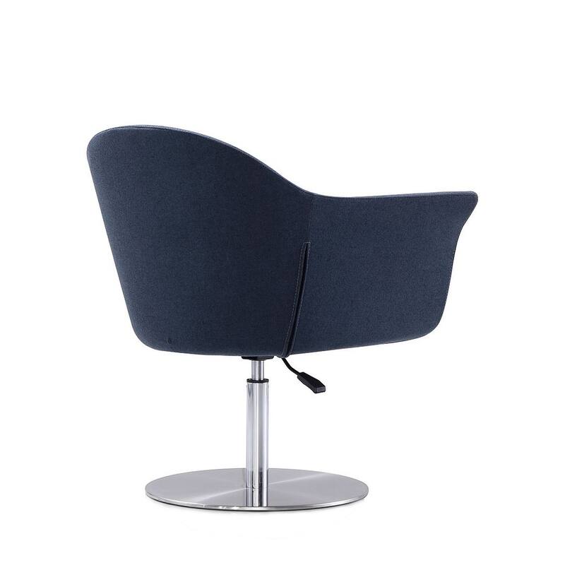 Manhattan Comfort Voyager Metal Woven Swivel Adjustable Accent Chair (Set of 2)