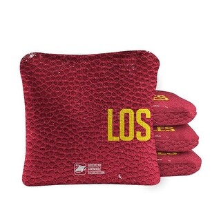 Los Angeles Maroon Dual Sided Cornhole Bags