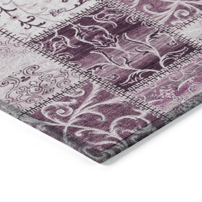 Alvave Patchwork Weather Resistant Blended Style Outdoor Rug