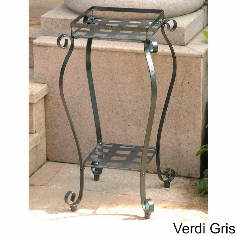Mandalay Square Iron Plant Stand