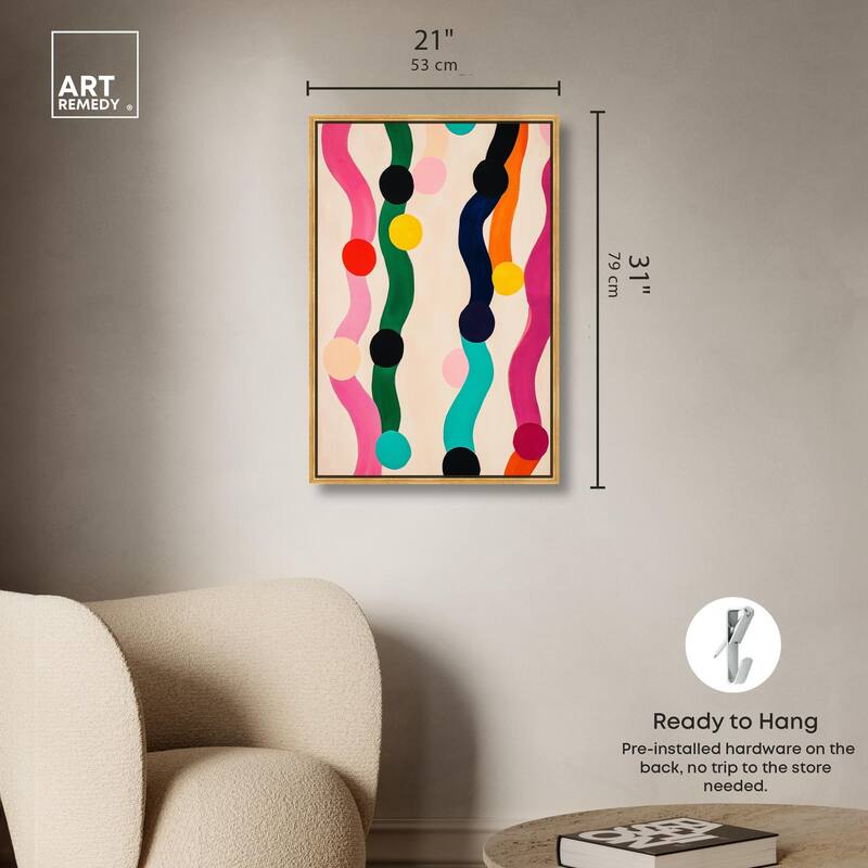 Pearl Colors I Canvas by Art Remedy