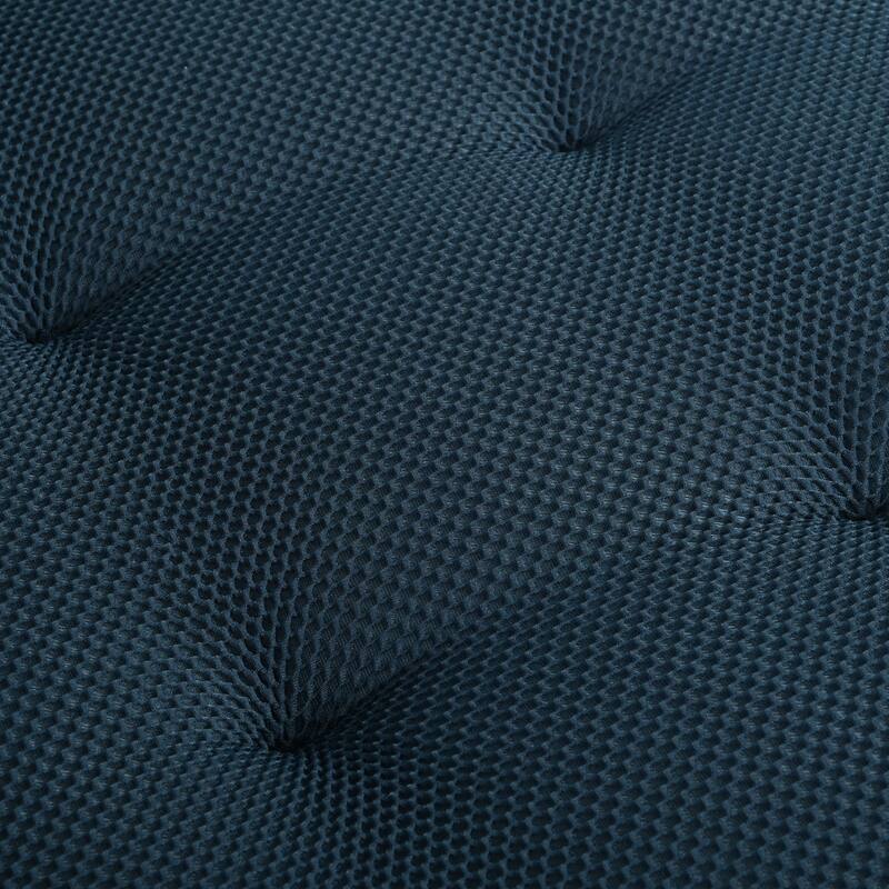 107" Polyester Mesh L-Shape Modular Sectional Sofa with Deep Seating and Pocket Spring Cushions