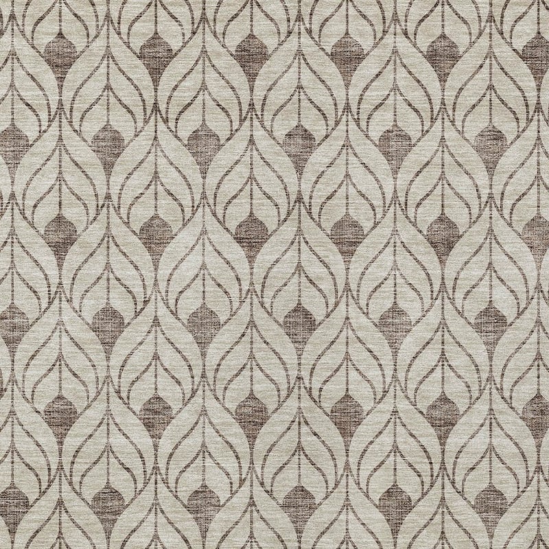 HomeRoots Geometric Transitional Rectangle Outdoor Rug