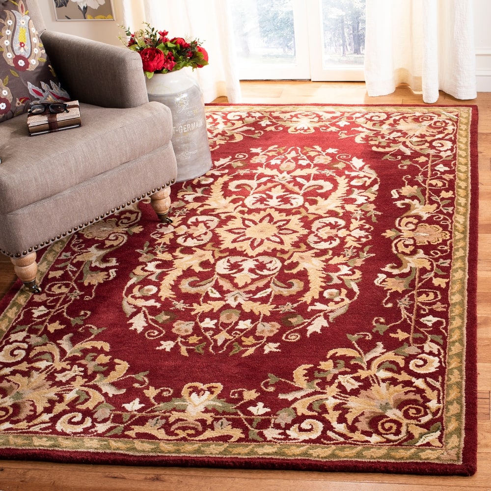 SAFAVIEH Handmade Heritage Hot Air Balloon Traditional Oriental Wool Rug