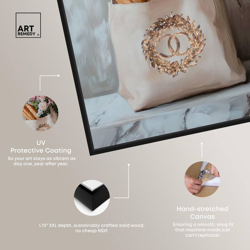 Chic Carryall I Canvas by Art Remedy