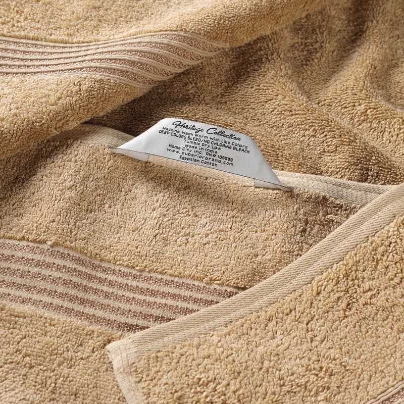 Superior Heritage Egyptian Cotton Absorbent 12-Piece Towel Set