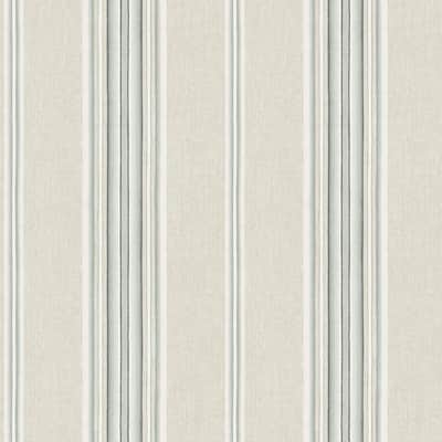 Chesapeake Calvados Turquoise Linen Stripe Wallpaper