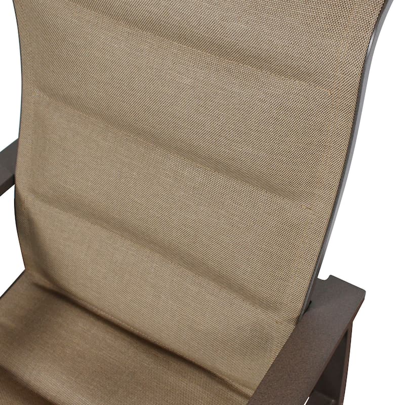 Courtyard Casual Madison 2 Padded-Sling Swivel Dining Chairs