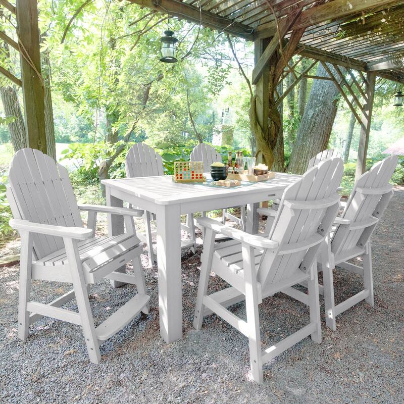 Hamilton 7-Piece Outdoor Dining Set - 42" x 72" Table, Counter-height
