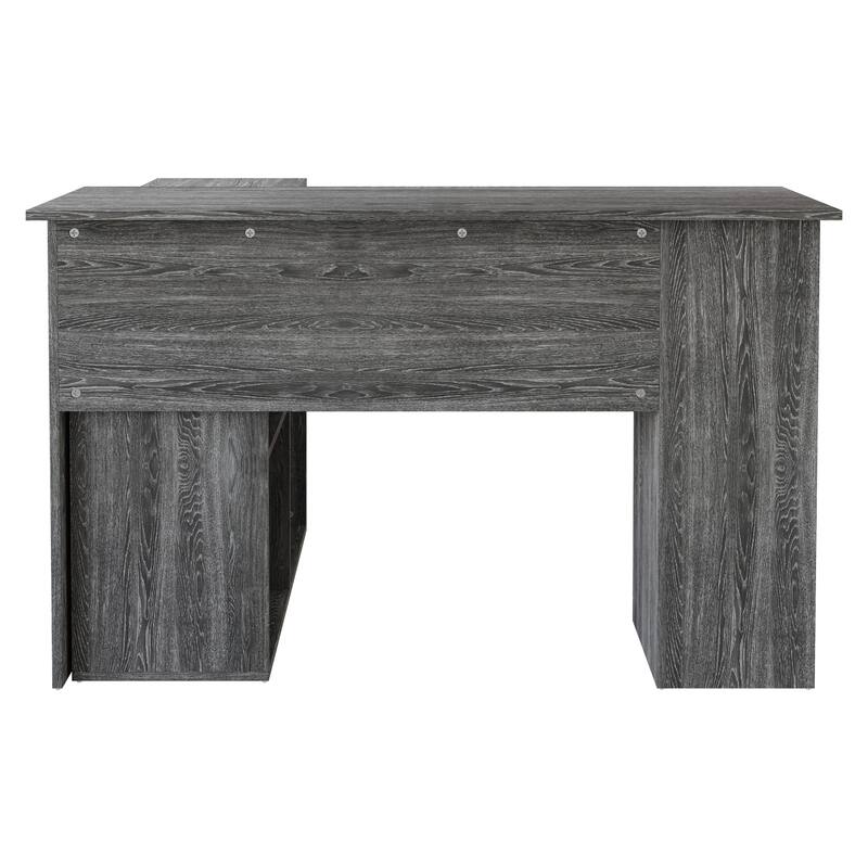 CraftPorch Elegance L-Shape Writing Desk with Cabinet