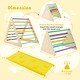 preview thumbnail 5 of 7, Multicolor 3 Piece Wooden Pikler Triangle Set with Adjustable Ramp and Balance Board, 2 Climbing Triangles