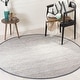 preview thumbnail 15 of 84, SAFAVIEH Handmade Flatweave Montauk Geert Cotton Rug 4' Round - Light Grey/Ivory - Round