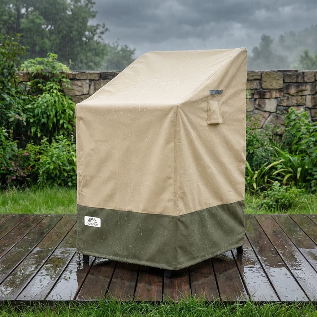 Aoodor Heavy Duty Patio Chair Cover with Air Vents for Stackable Dining Chairs/ Rocking Chair/ Outdoor Swivel