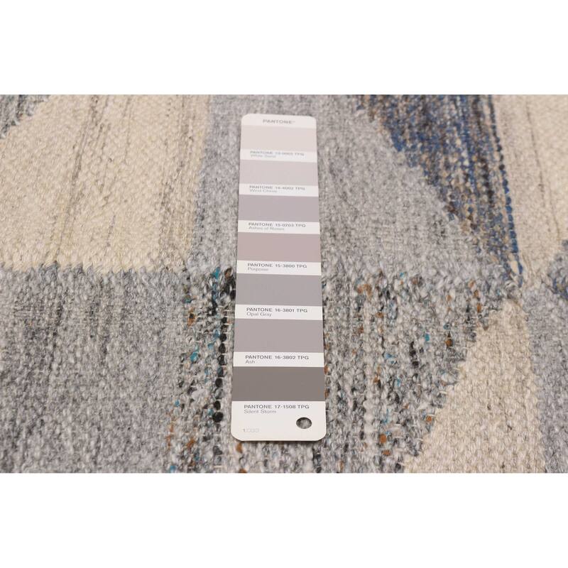 Ankara Grey Kilim 5'5" x 7'7" - 5'5 x 7'7