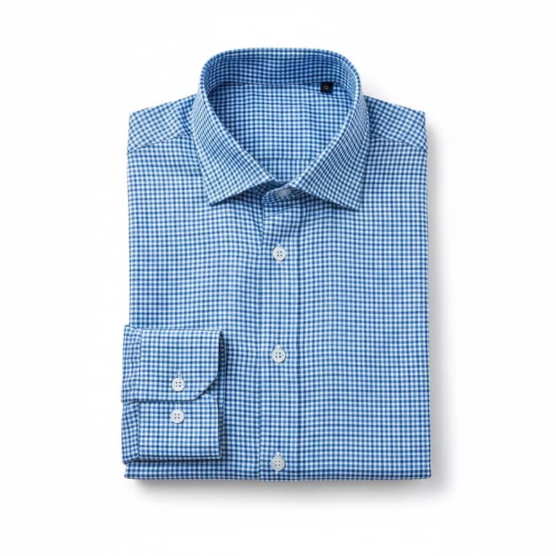 Nautica Men's Wrinkle-Resistant Check Performance Dress Shirt