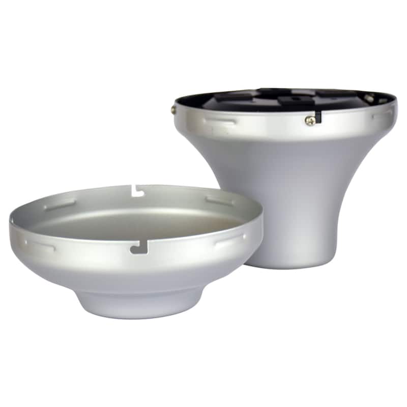 Ceiling Fan Close to Ceiling Kit - Silver Wet Rated