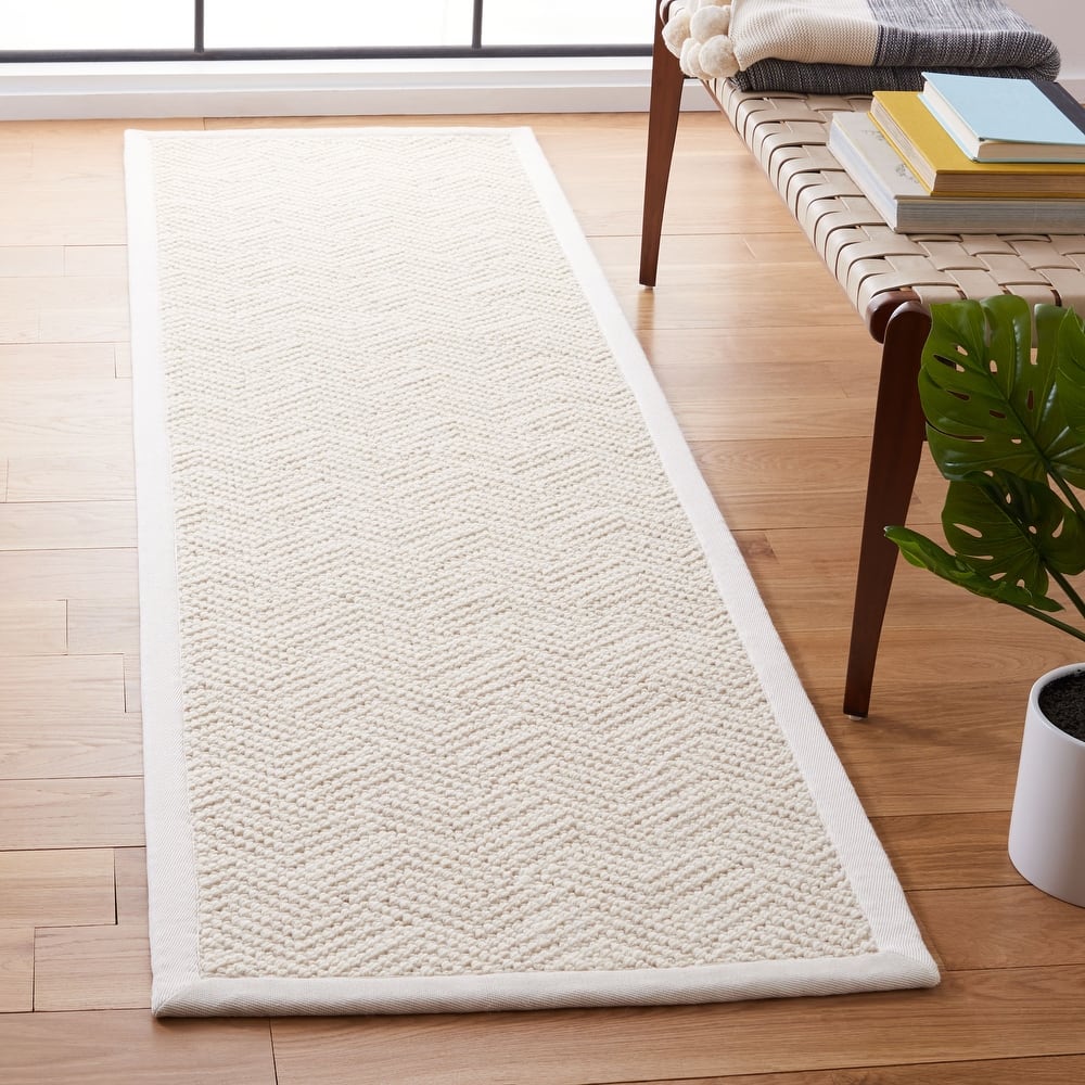 SAFAVIEH Handmade Flatweave Natural Fiber Charlee Wool/ Jute Rug