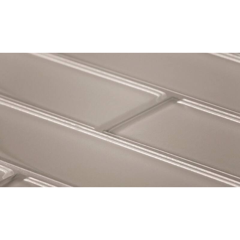 Apollo tile 12" x 12" Cosmos Glossy Lace White Glass Tile (4.83 sq ft/case) - 5 Pack