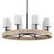 preview thumbnail 6 of 7, Uttermost Faiyam 8 Light Rattan Chandelier