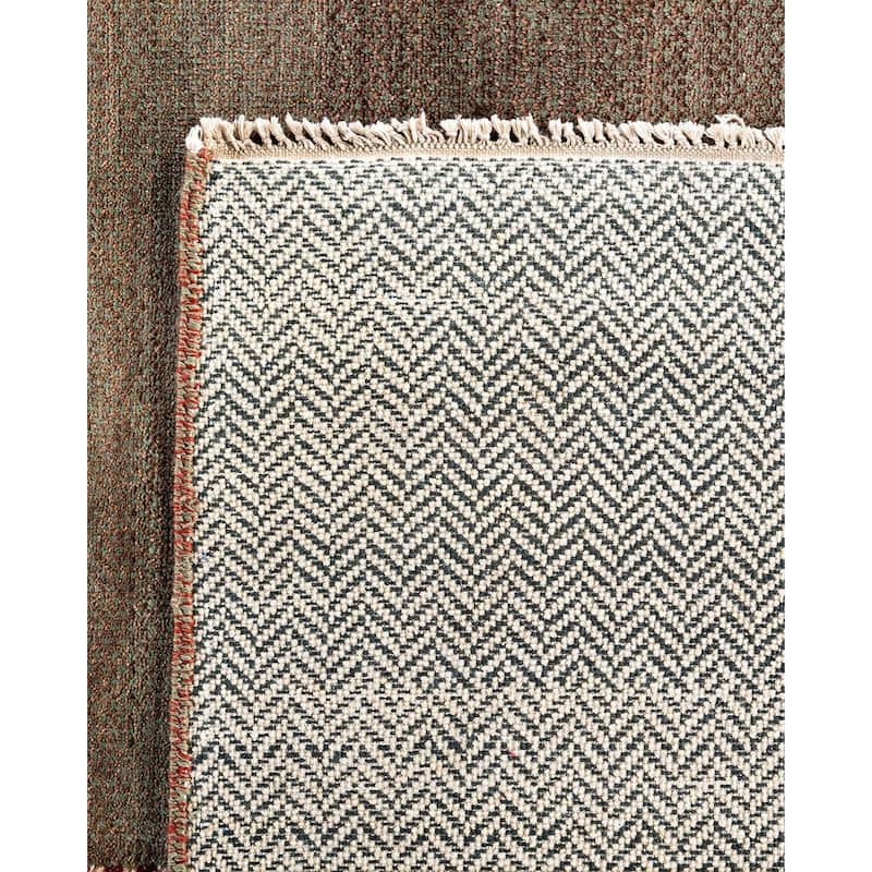 Gabbeh One-of-a-Kind Hand-Knotted Area Rug, Multicolor - 9' 1" x 12' 4"