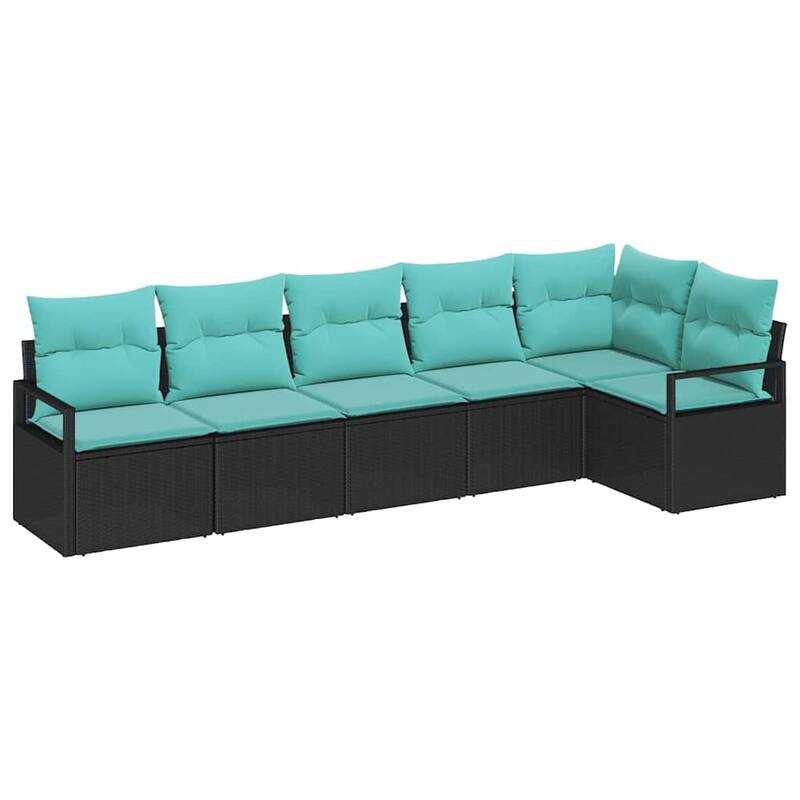 6/7 Piece Modular Outdoor Sofa Set with Cushions - 113×48×27.2