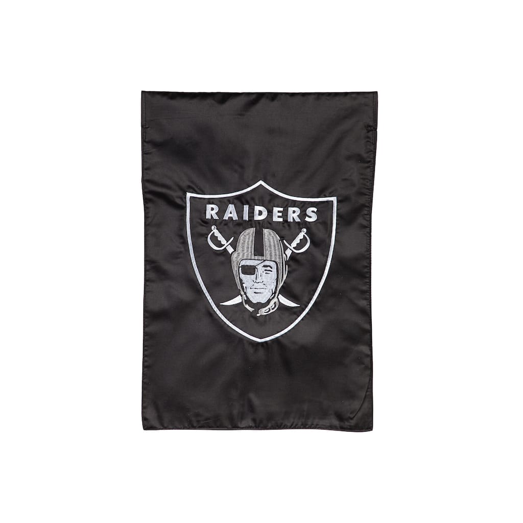 Applique Flag, Garden, Las Vegas Raiders