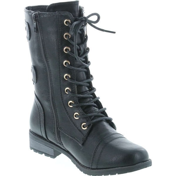 big girls combat boots