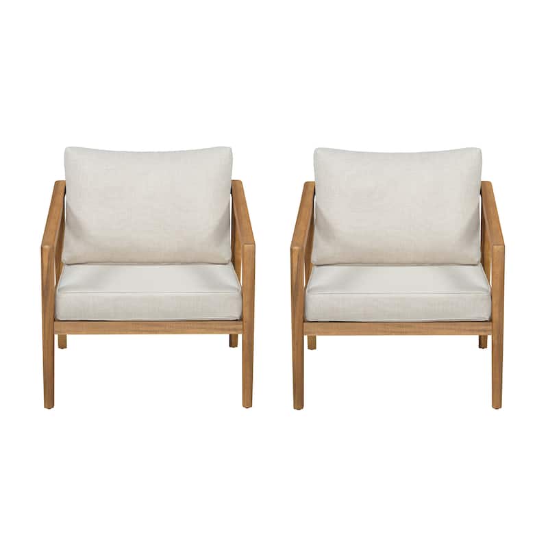 Westin Outdoor Acacia Wood Club Chair (Excluding the table)
