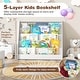 preview thumbnail 9 of 8, Costway 5 Tier Kids Bookshelf with Anti-Tipping Device Kids-friendly - See Details
