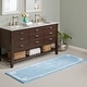 preview thumbnail 100 of 103, Bathroom Non-Slip Rug Absorbent Rug Toilet Floor Rug Soft Home Carpet Blue - 2' x 6' - Runner