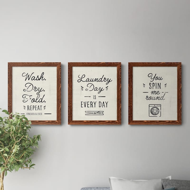 Laundry Room I-Premium Framed Canvas - Ready to Hang - Multi-Color