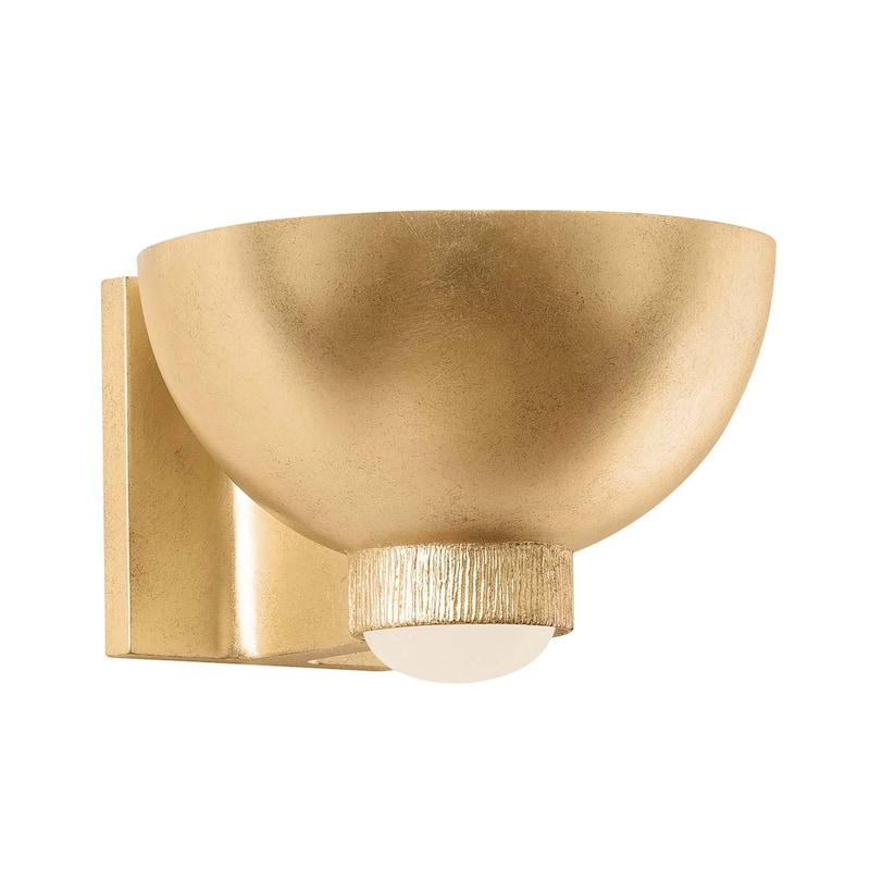 Hudson Valley Lighting 4806 Fairview 6" Tall Wall Sconce - Vintage Gold Leaf