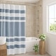 preview thumbnail 70 of 130, Madison Park Spa Waffle Shower Curtain with 3M Treatment