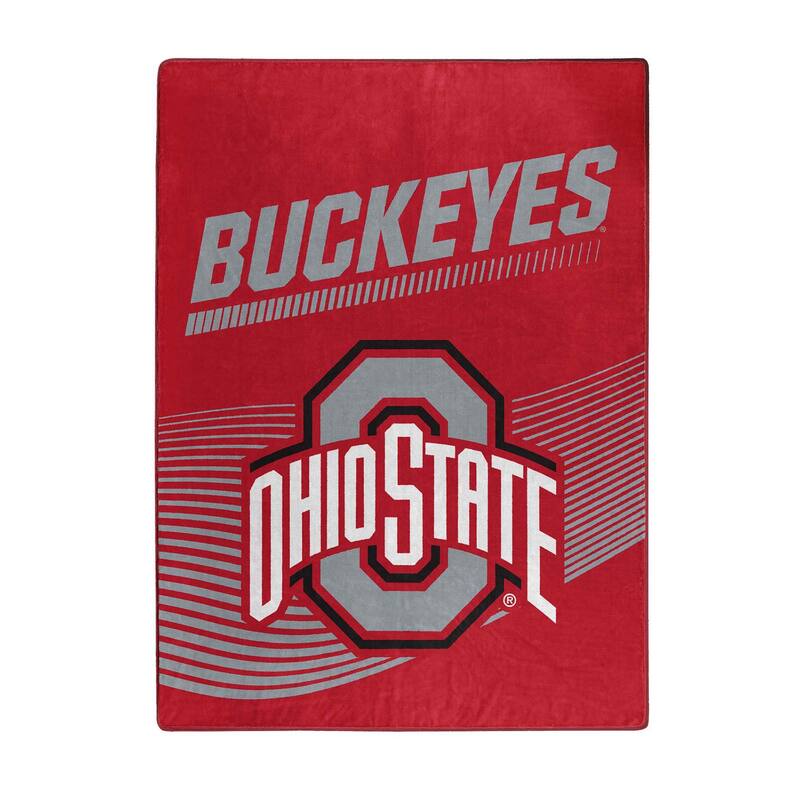 NCAA Ohio State Buckeyes 60" x 80" Raschel Throw Blanket