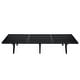 preview thumbnail 57 of 60, Solid Wood Entryway Bench Rubberwood Platform Vanity Bench with Slatted Design for Living Room & Bedroom Furniture