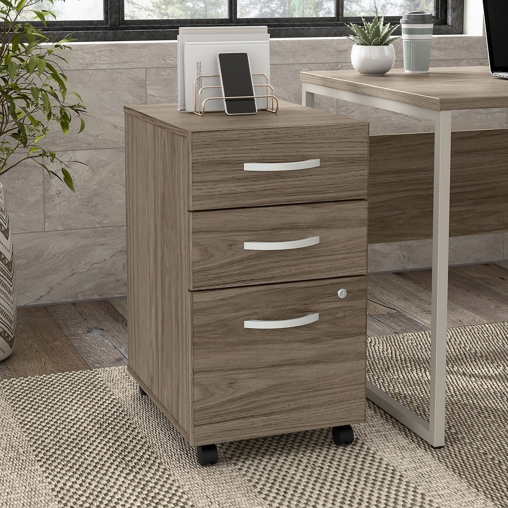 Hybrid 3 Drawer Mobile File Cabinet by Bush Business Furniture