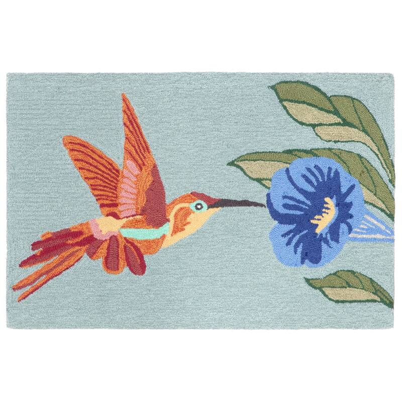 Liora Manne Frontporch Hummingbird Indoor/Outdoor Rug