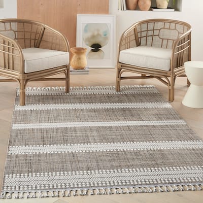 Nourison Asilah Scandinavian Boho Stripe Area Rug