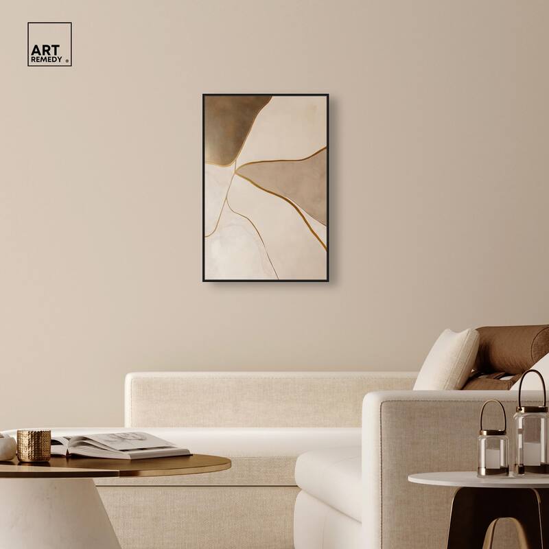 Taupe Terrain II Canvas by Art Remedy